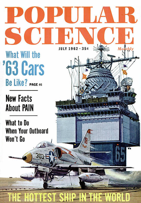 Popular Science Magazine Cover July 1962 Issue Art Print