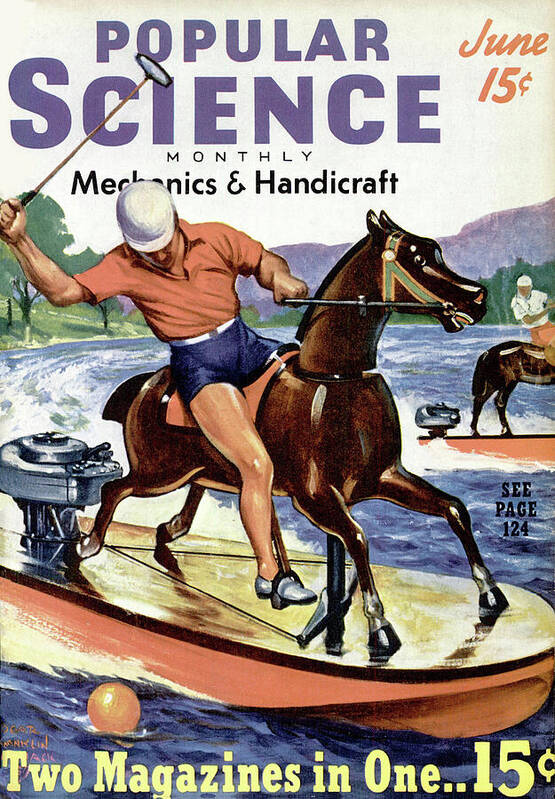 Popular Science Magazine Cover June 1939 Issue Art Print