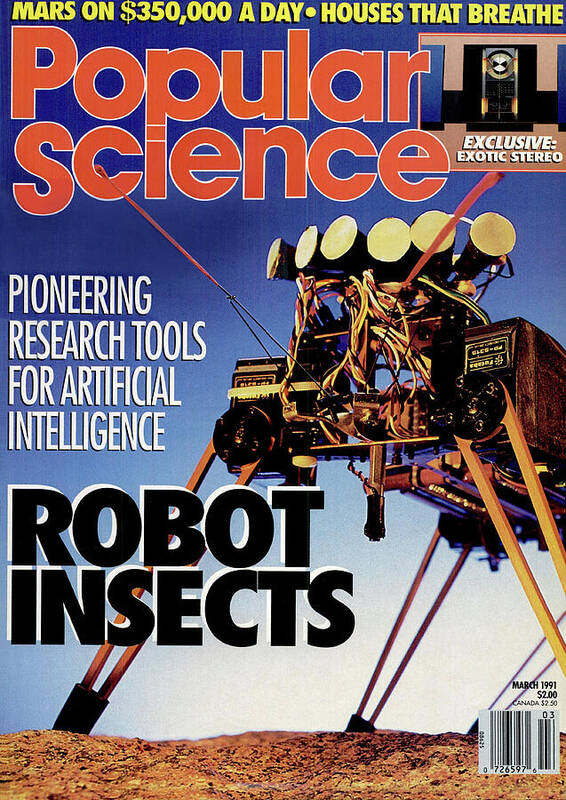Popular Science Magazine Cover March 1991 Issue Art Print