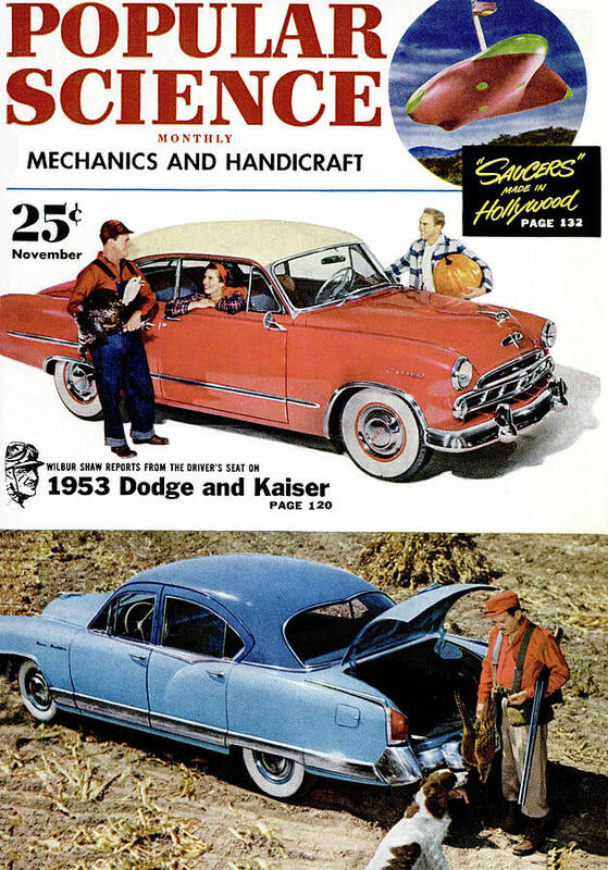 Popular Science Magazine Cover November 1952 Issue Art Print