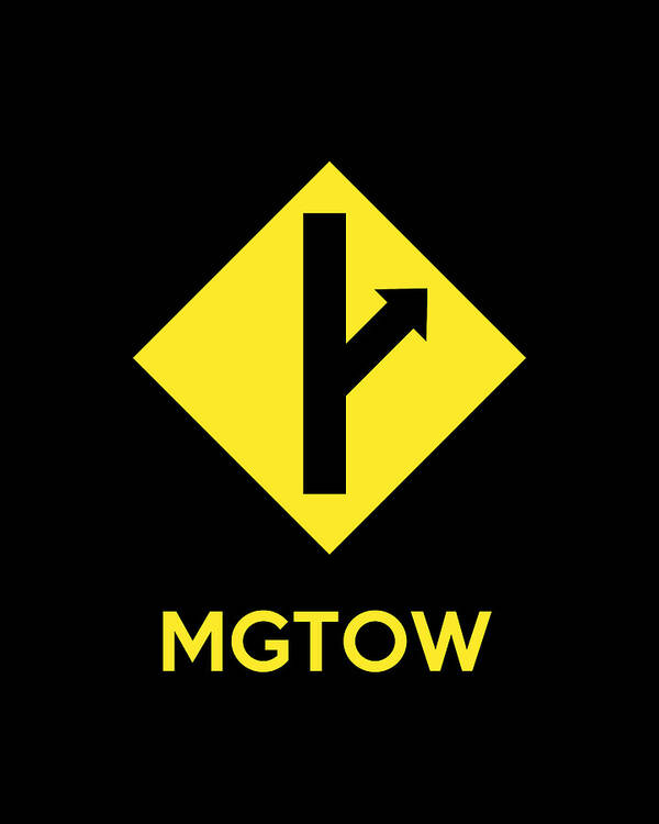 Cool Art Print featuring the digital art Mgtow Men Going Their Own Way by Flippin Sweet Gear