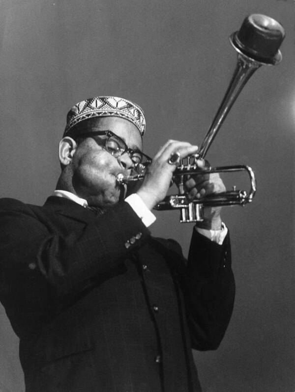 Dizzy Gillespie On A Unusual Trumpet Art Print by Keystone-france