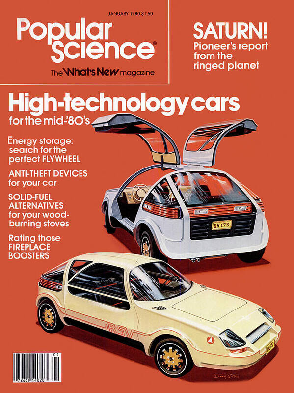 Popular Science Magazine Cover January 1980 Issue Art Print