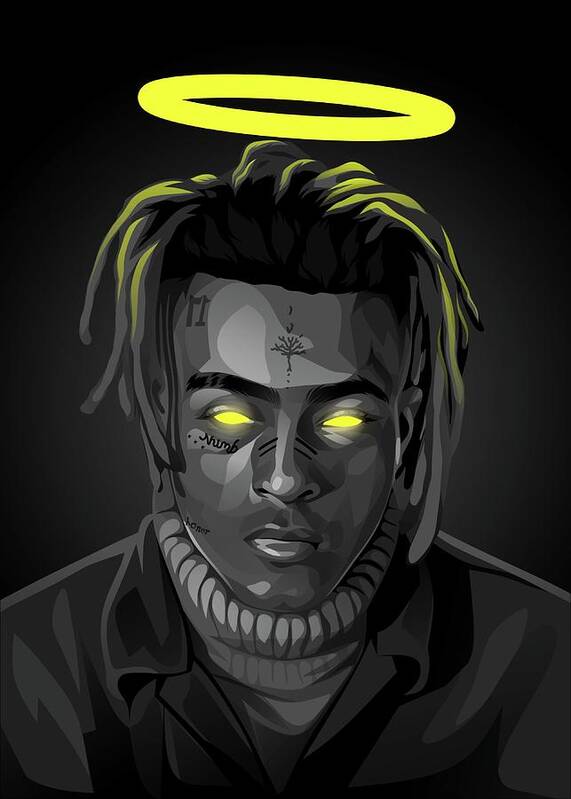 Xxxtentacion Art Print by Miracle Studio - Metal Posters