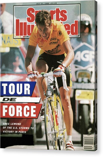Greg LeMond on Sports Illustrated Cover Acrylic Print