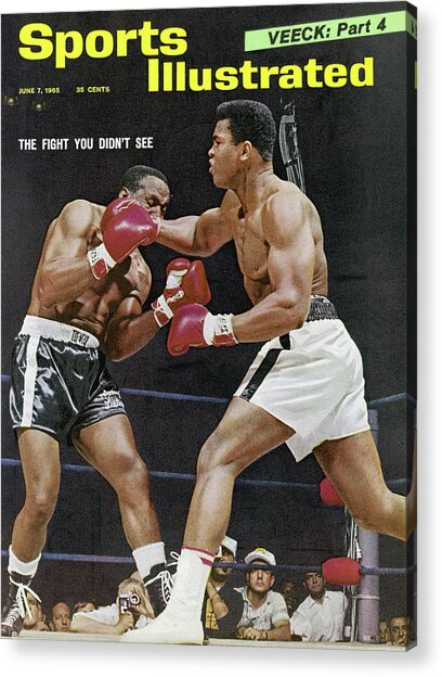 Muhammad Ali Boxing Match on Sports Illustrated Acrylic Print