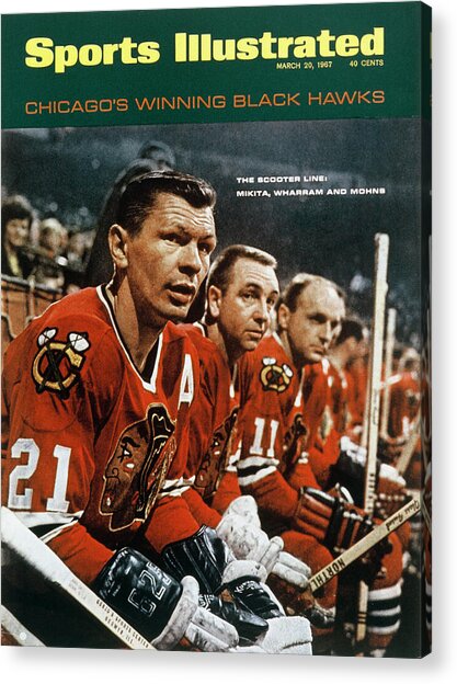 Chicago Blackhawks Players on Sports Illustrated Acrylic Print