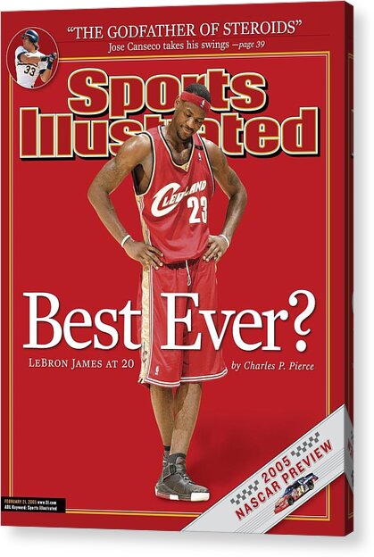 LeBron James Sports Illustrated Cover Acrylic Print