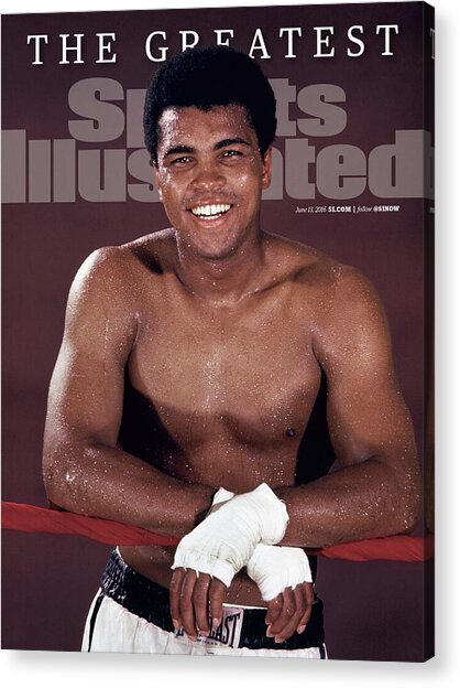 Muhammad Ali on Sports Illustrated Cover Acrylic Print