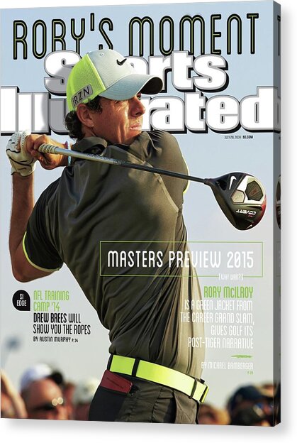 Rory McIlroy on Sports Illustrated Cover Acrylic Print