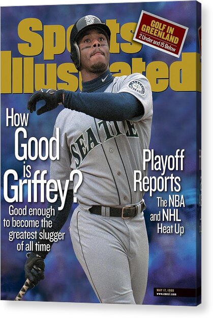 Ken Griffey Jr. on Sports Illustrated Cover Acrylic Print