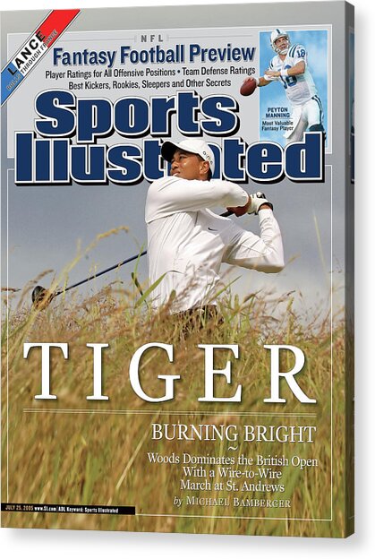 Tiger Woods at St Andrews Acrylic Print
