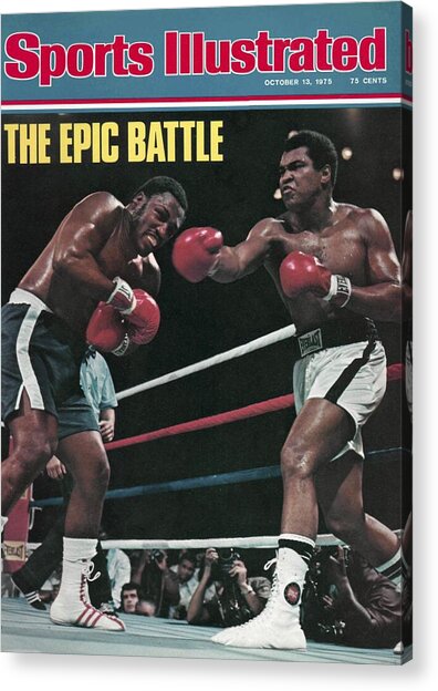 Ali vs Frazier Epic Battle Acrylic Print