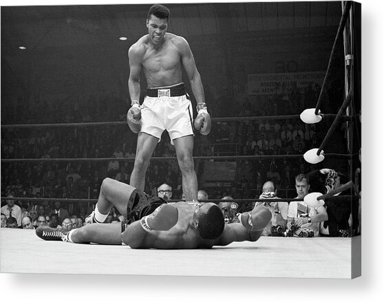 Muhammad Ali's Iconic Victory Pose Acrylic Print