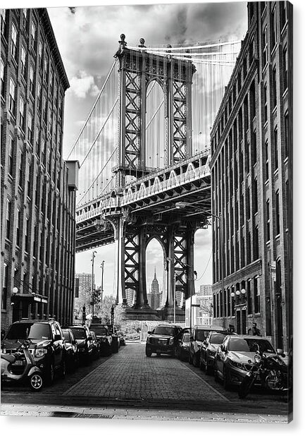 Iconic Bridge View from Brooklyn Acrylic Print