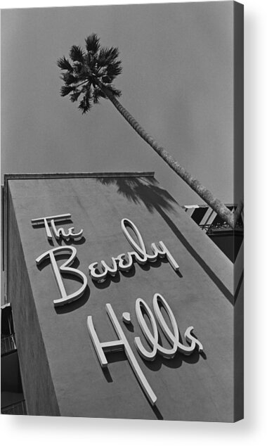 Beverly Hills Hotel Sign Acrylic Print