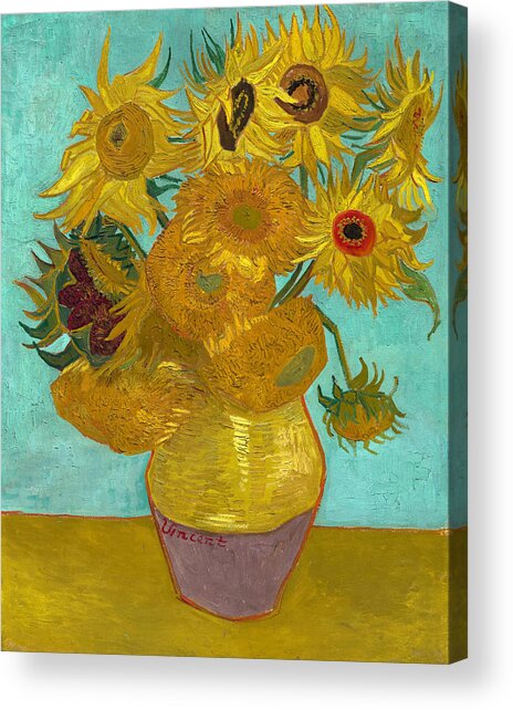 Vincent van Gogh's Sunflowers Acrylic Print
