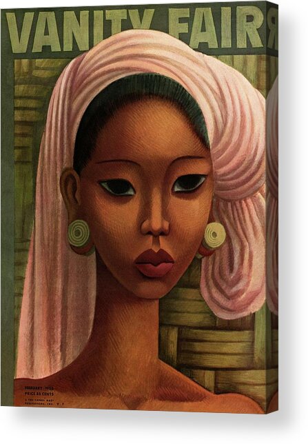 Stylish 1920s Vanity Fair Cover Acrylic Print