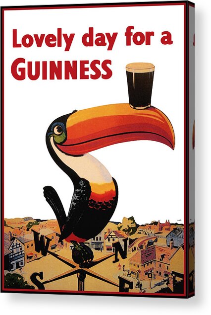 Guinness Toucan Advertisement Acrylic Print