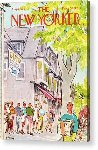 Summertime on a Busy Street Acrylic Print