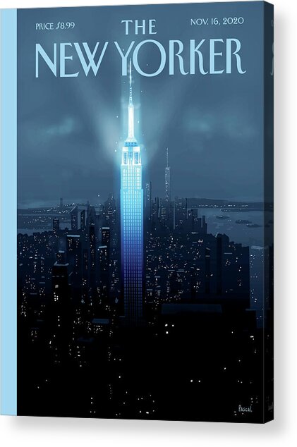 Empire State Building at Night Acrylic Print