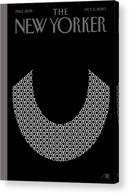 Iconic Collar Design Acrylic Print
