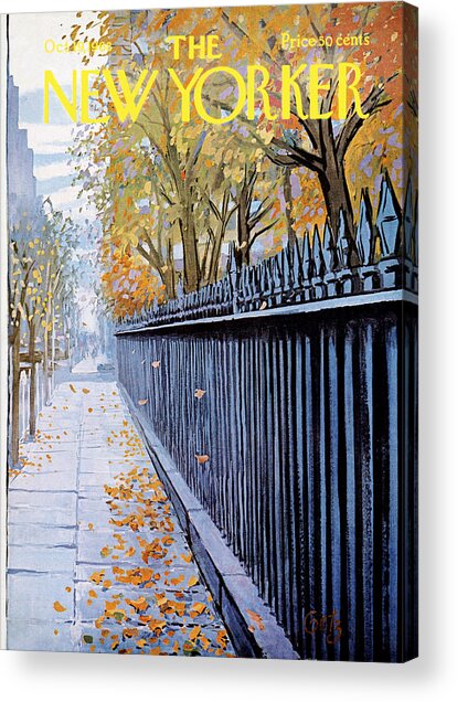 Autumn in New York City Acrylic Print