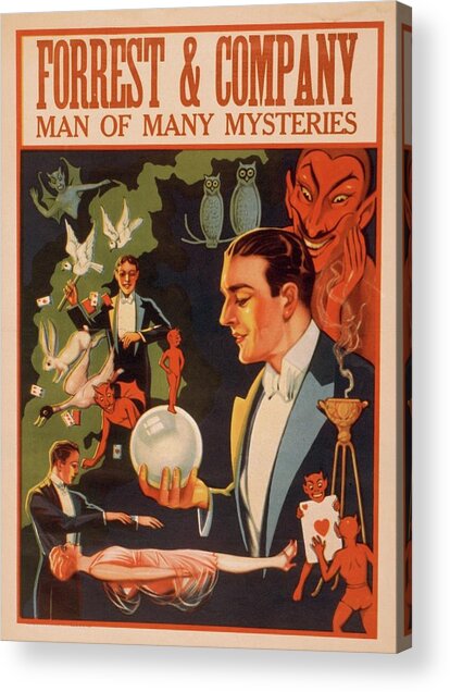 Forrest And Company Man Of Many Mysteries Acrylic Print