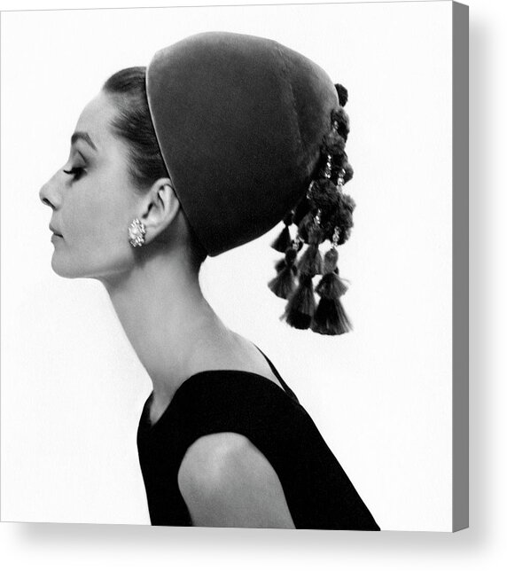 Elegant Fashion Portrait Acrylic Print