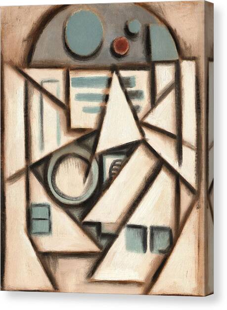 R2 Deco Art Print Canvas Art Print by Tommervik