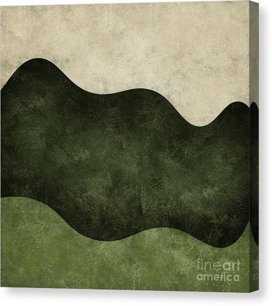 Ethereal Green Balance No1 Canvas Art Print by Ema Paraschiv