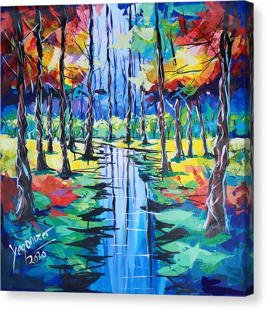 Where I Go Canvas Art Print by Evans Yegonizer Yegon