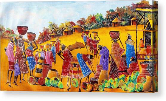 B-365 #1 Canvas Art Print by Martin Bulinya