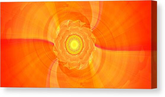 Radiant Orange Canvas Art Print by David Manlove
