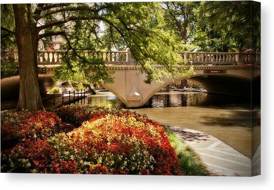 Navarro Street Bridge Canvas Art Print by Steven Sparks
