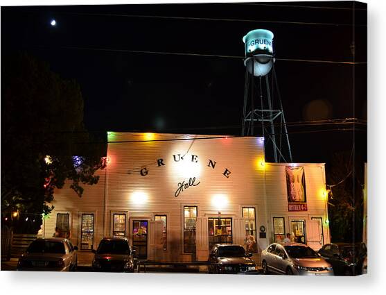 Gruene Hall Canvas Art Print by David Morefield