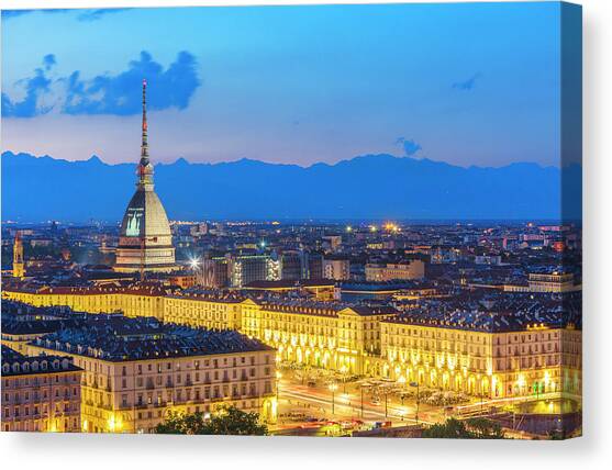 Piedmont, Turin, Italy #1 Canvas Art Print by Marco Arduino