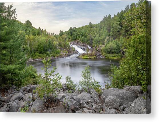 Onaping Falls Near Sudbury, Ontario 5 Canvas Art Print by John Twynam