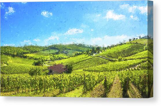 Chianti, Tuscany - 06 Canvas Art Print by AM FineArtPrints
