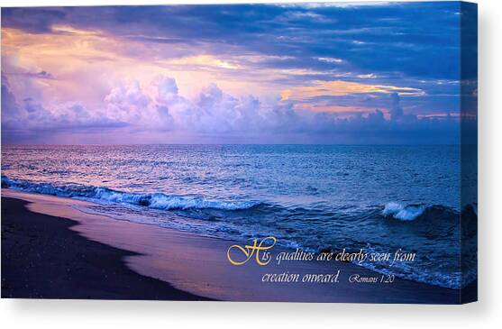 His Creation Canvas Art Print by Rebecca Herranen