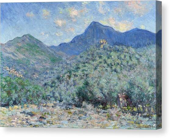 Valle Buona, Near Bordighera Canvas Art Print by Claude Monet