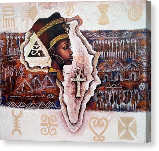 A Mother to All Canvas Art Print by Daniel Akortia