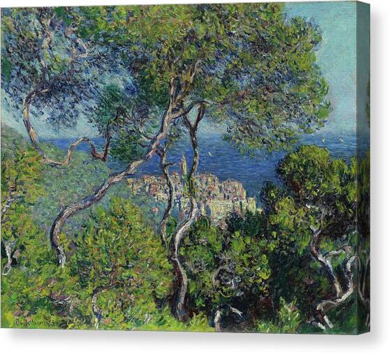 Bordighera Canvas Art Print by Claude Monet