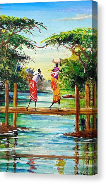 L  115 Canvas Art Print by Albert Lizah