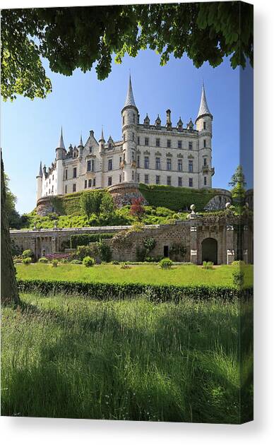 Dunrobin Castle #11 Canvas Art Print by Grant Glendinning