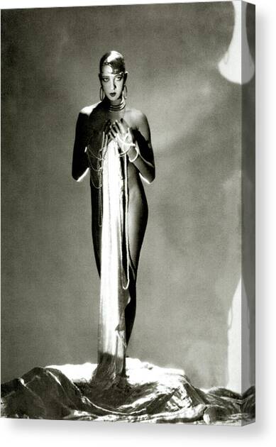 Josephine Baker Canvas Art Print by George Hoyningen-Huene