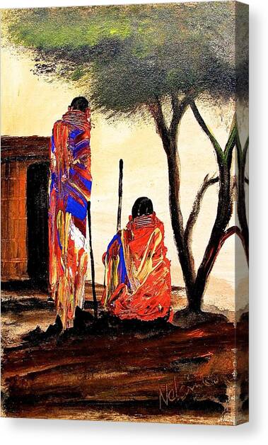 N 87 Canvas Art Print by John Ndambo