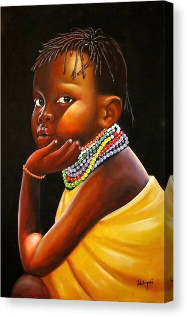 What's Going On? Canvas Art Print by Chagwi