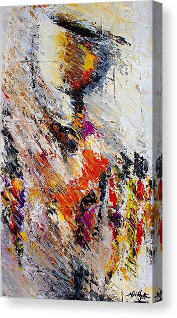 Shadow Woman Canvas Art Print by Nii Hylton