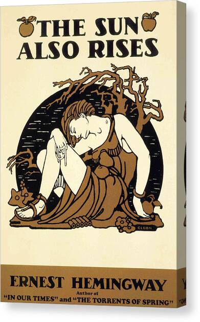 The Sun Also Rises Canvas Art Print by Georgia Clare